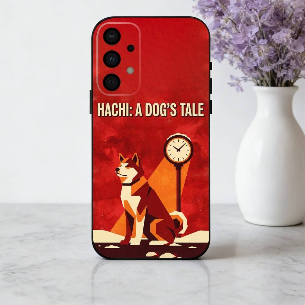 

H-Hachi A D-Dog s T-Tale Film phone Case For Samsung Galaxy A73,A72,A71,A70,A53,A52,A51,Others Soft Black Shell Samsung a21