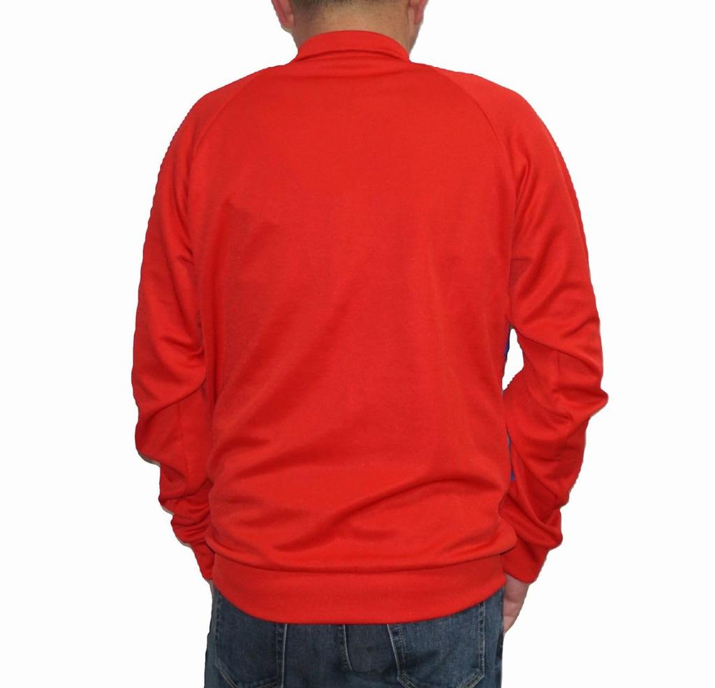 Adidas Jersey The First IX9623 Red Track Top Jacket (JP, Alphabet, 2XL, Red)