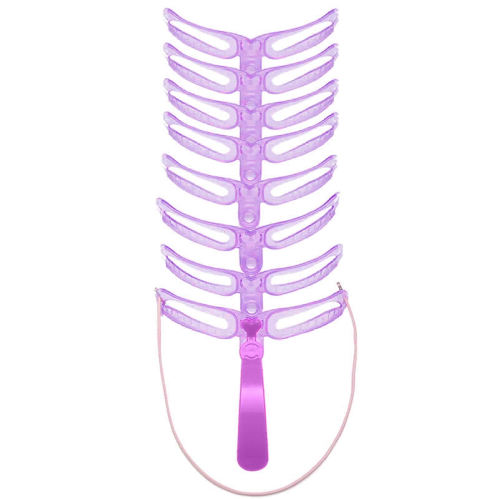 

(Никита) 8 стилей, трафареты для формирования бровей, шаблон для ухода за волосами, набор инструментов для макияжа One Size фиолетовый