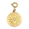 304 Stainless Steel Religious Charms Geometric Round Gold Color Metal Pendants DIY Bracelet Women Bohemian Jewelry Making,1PC