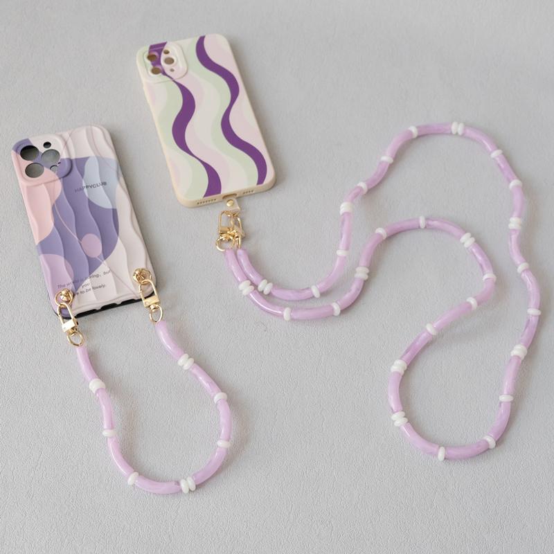 Nouă Modă Femei Geantă Accesoriu Detașabil Vintage Lanțuri Mărgelate Acril Acadea Curea de Lux Femei Eleagnt Mâner de Umăr Lanț