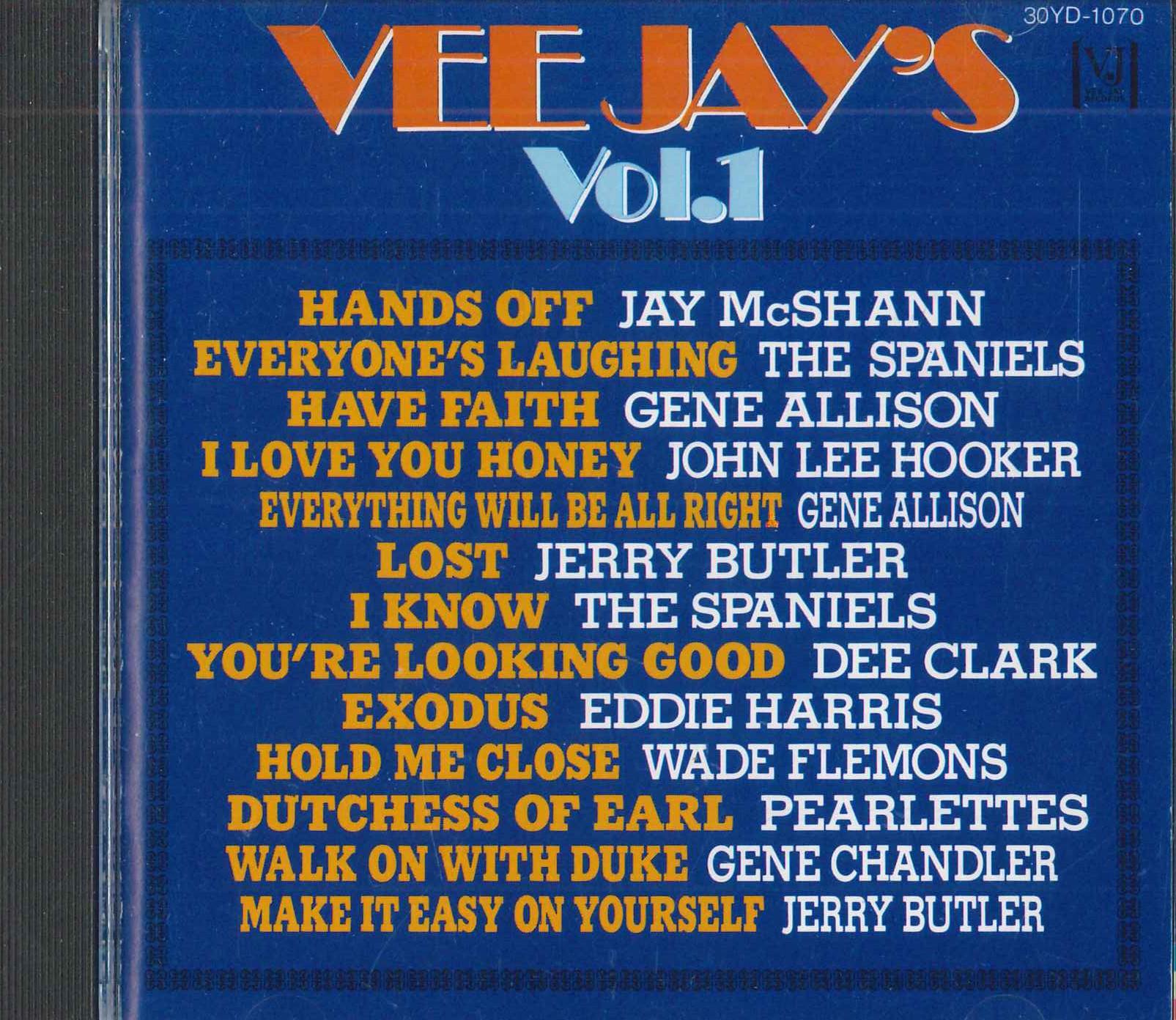 

CD VARIOUS Vee Jays Vol.1 30YD1070 VEE JAY Japan SoulFunk