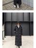 Korean Style Winter 2025 Women's Thick Over-the-Knee Cotton Coat