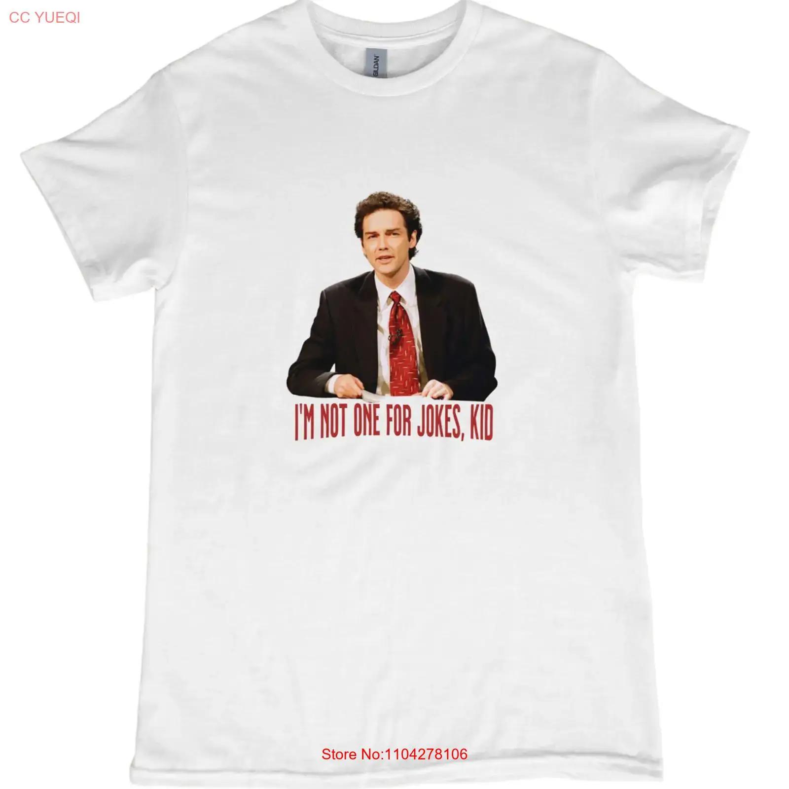 

NORM MACDONALD T Shirt Funny Comedian SNL Joke 142 vintage Washed Comfortable Top For Everyday Wear Casual homme S разноцветный