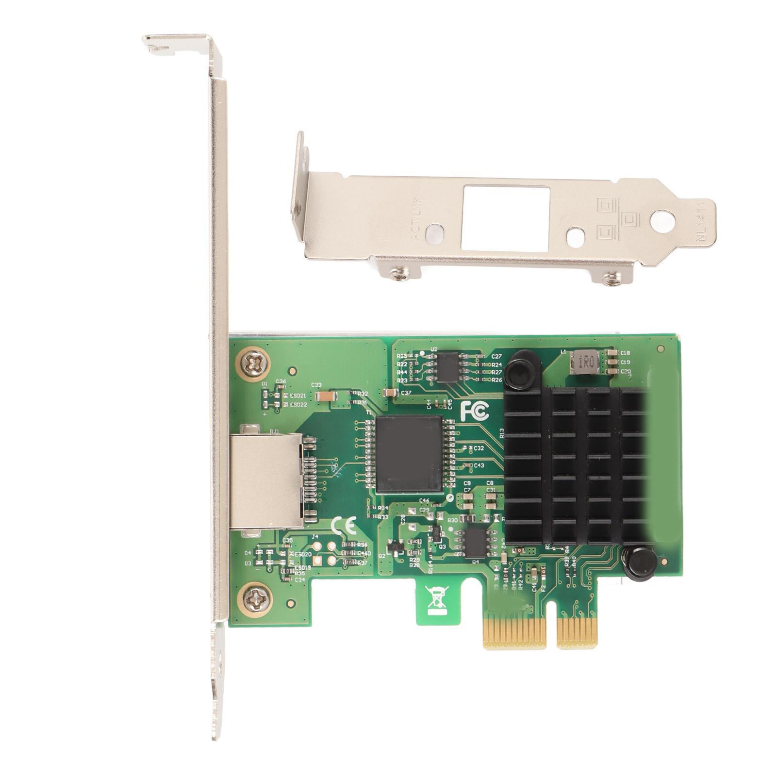 

I226 T1 PCI E X1 з одним портом 2.5G Ethernet мережевий адаптер Plug and Play Gigabit Ethernet Server