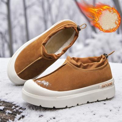 Winter Schneestiefel für Herren Modedesigner Pelzstiefel Mann Plateau Warme Schuhe Komfort Schlupfschuhe Herren Stiefeletten botas de nieve