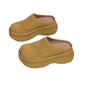 Thick-soled Bag Head and Half Slippers 22 Spring New Retro Lazy Non-slip Boken Shoes Tide