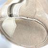 HERMES Porochon Mademoiselle Hand Bag Toile H / Leather Beige/White