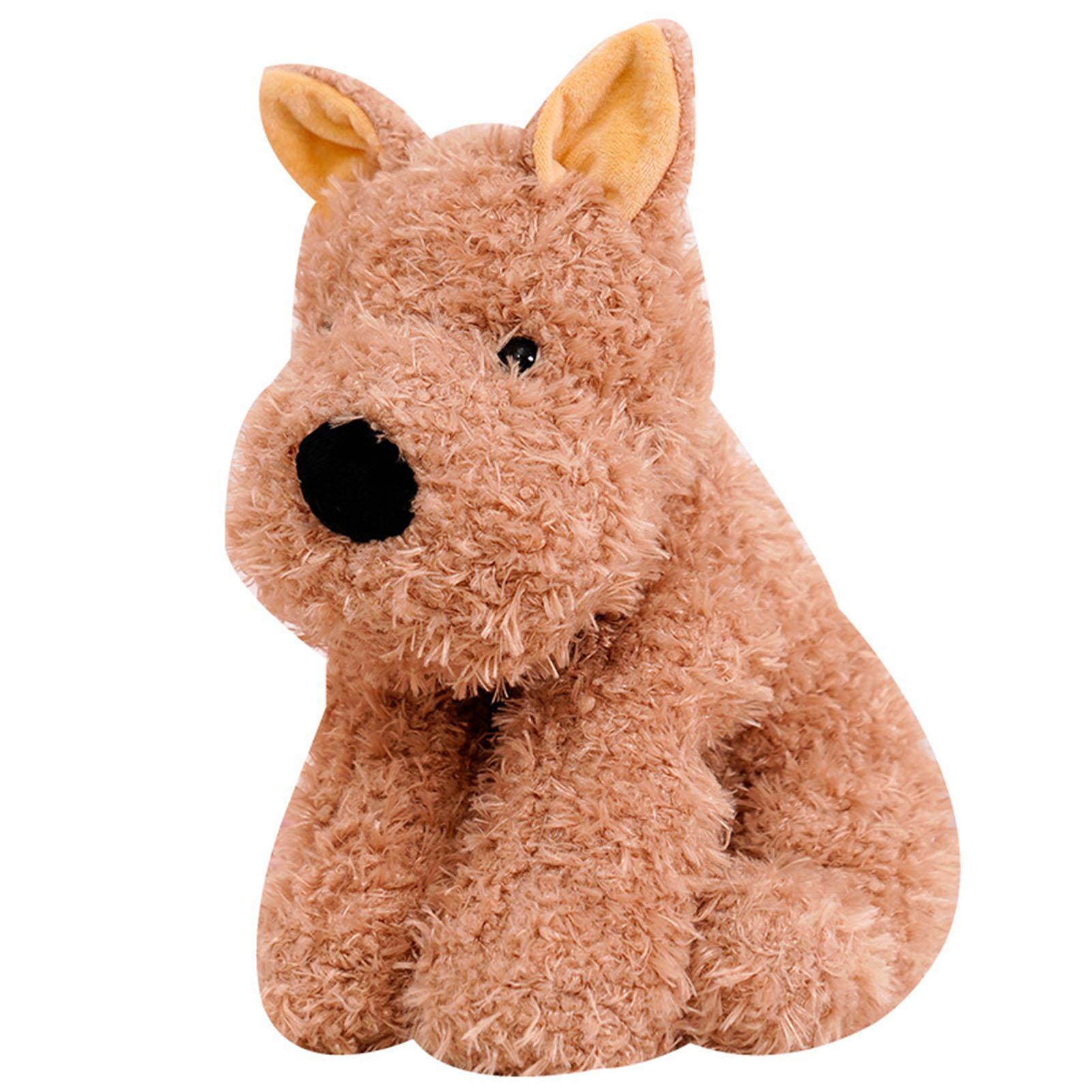 

Adorable Dog Plush Doll Soft Stuffed Toy Kids Hugging Pillow Gift 22/30/40cm 22cm серый
