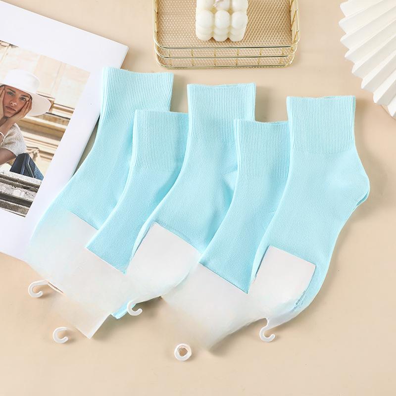 Damen Herbst- und Winter Baumwolle Lockerer Bund Zieht den Fuß nicht Hochrohrsocken