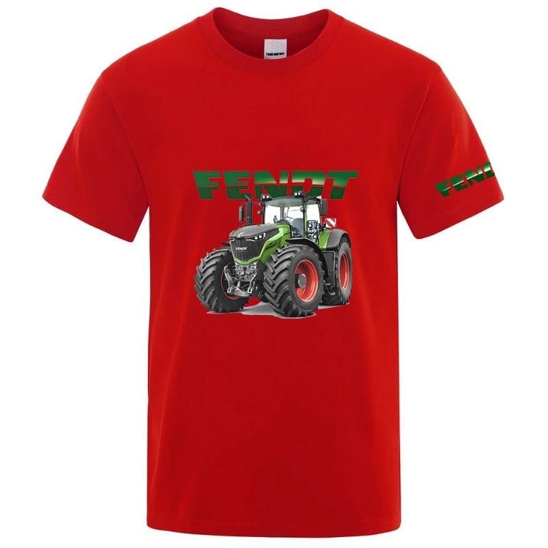 Traktor FENDT Logo Aufdruck Sommer Herren Schnelltrockend Sport Mode Herren 2026 Kurze Ärmel Sommer Freizeit Atmungsaktives T-Shirt