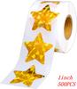 50-500pcs 1inch Clear Gold Foil Thank You Stickers for Envelope Sealing Label Stickers Pretty Things Inside for Gifts Package