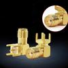 SMA KWE 90 Degree Angled SMA RF Connector Socket 4 Pin Female Interface for PCB Mounting High Frequency Use