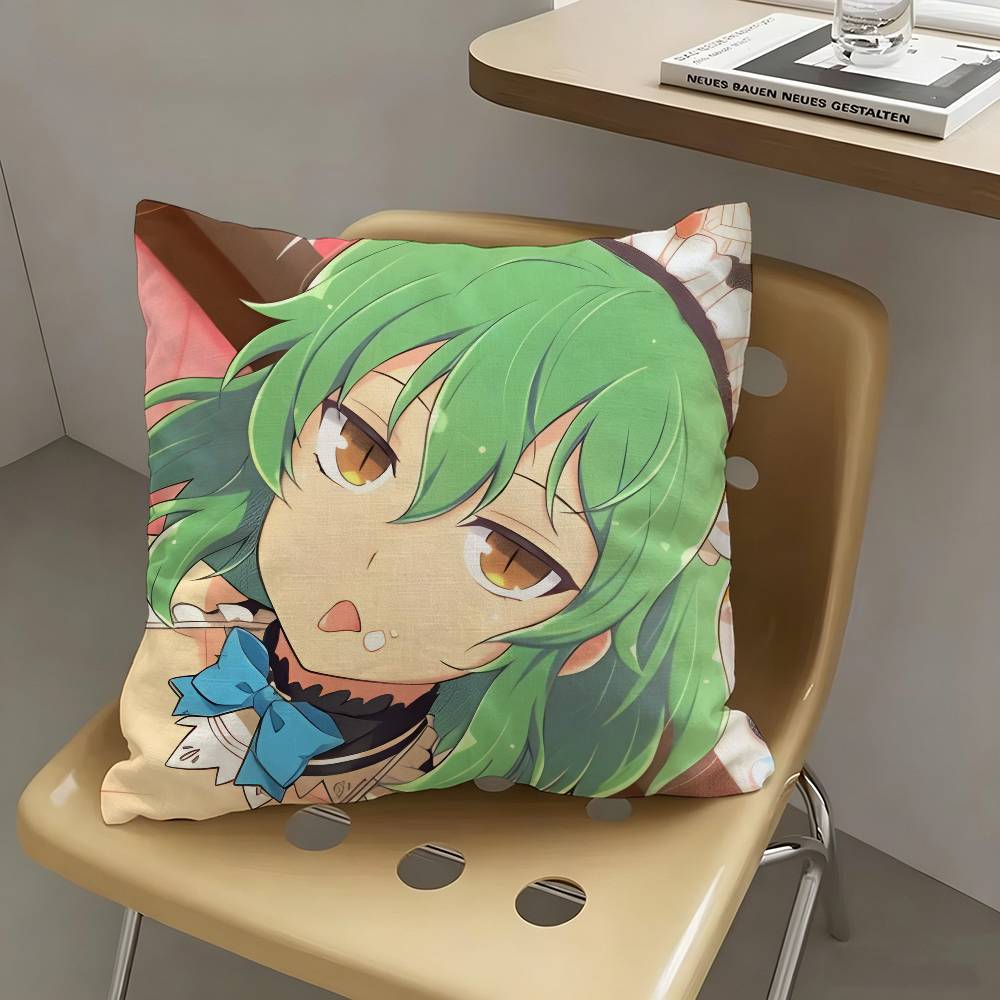 1pc Hikage Senran Kagura Pillow Case Fashion Square Pillowcase Bedroom Sofa Room Ins Decoration Leisure