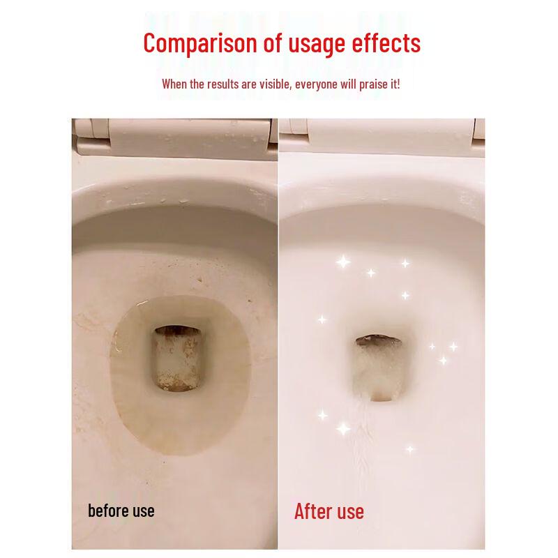 Effervescent Toilet Cleaner Tablets: Powerful Yellow Stain Removal & Deodorizing Solution