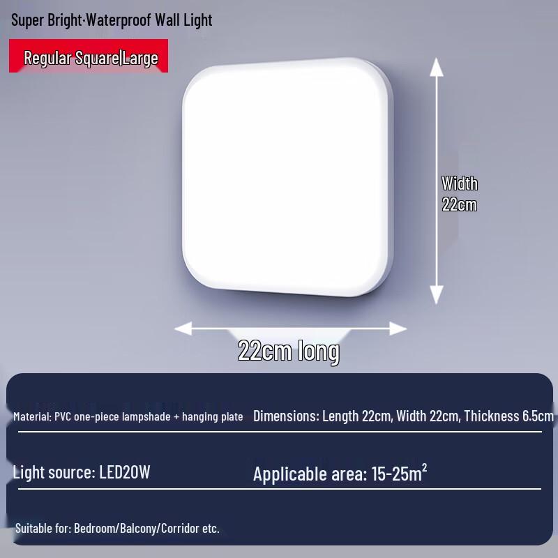 Luci LED da Parete e Soffitto Impermeabili IP65 Fanyao