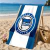 Hertha Bsc Berlin Crest Beach Towel, Quick-drying, Easy To Care For, Suitable for Both Fitness and Beach Vacations,Sports Essential