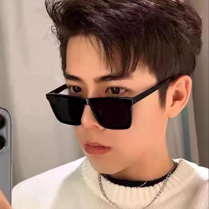 Mens Retro Square Sunglasses With Uv400 Protection For Summer Outings And Street Style