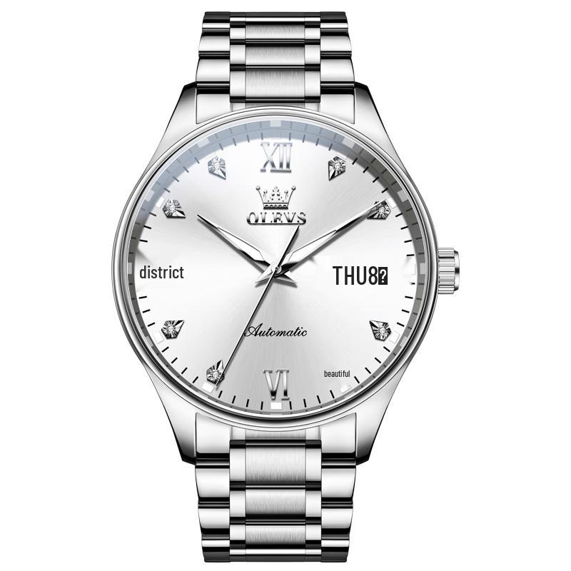 OLEVS Men s Automatic Mechanical Calendar Watch