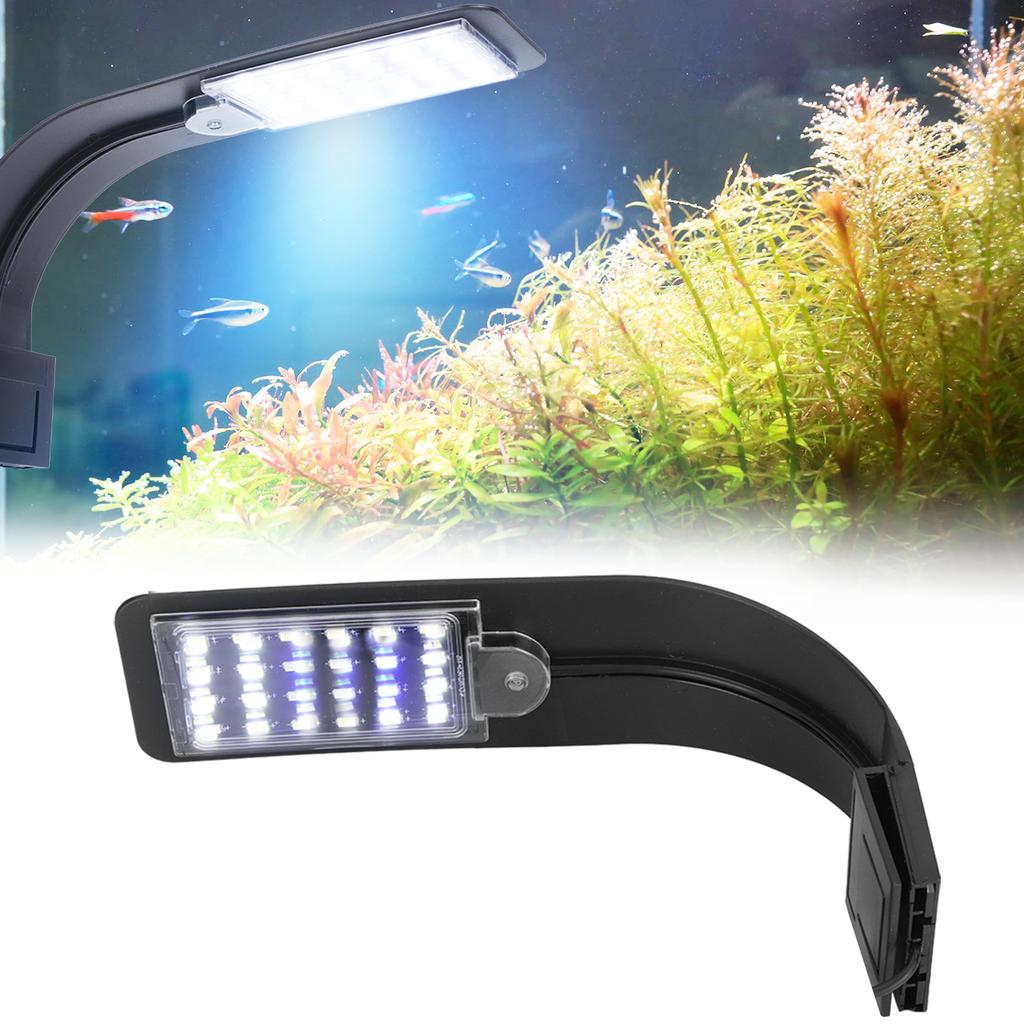 10W   Fish Tank Aquarium Light Clip On for Water Planted  White Blue  LED