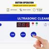 800ml Pulitore a Ultrasuoni Portatile Macchina per Lavare 35W Mini Lava-Piatti Bagno a Ultrasuoni Elettrodomestico Sonico per la Casa