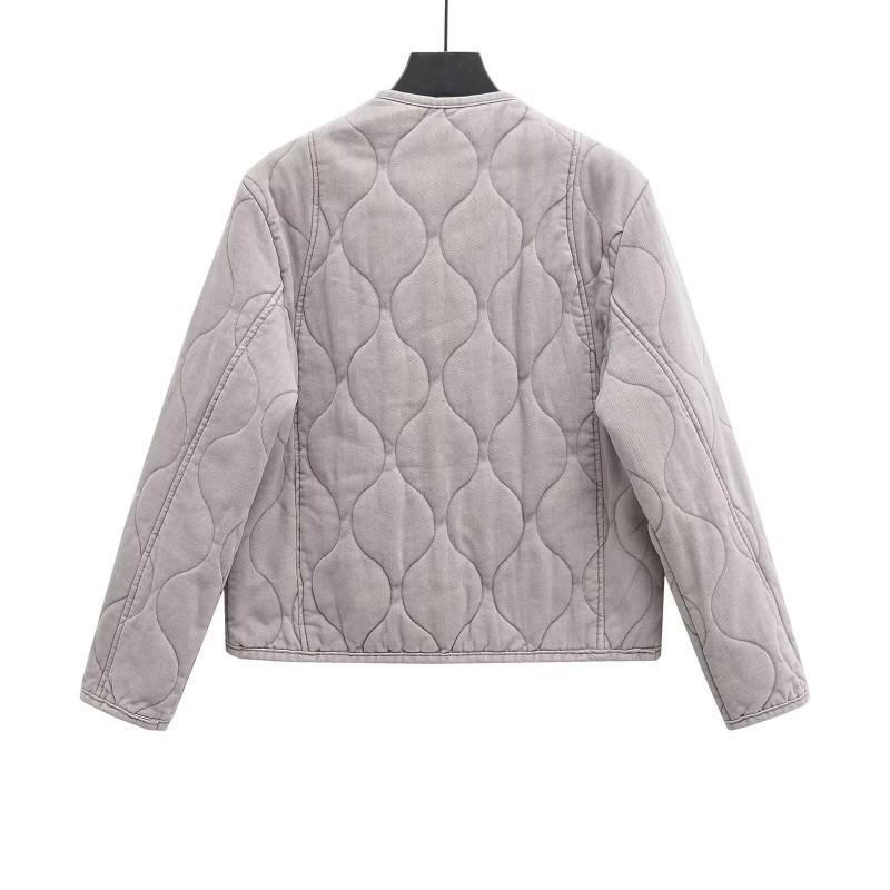 Womens Oversized V-Neck Cotton Blend Coat With Front Pockets Single-Breasted Long Sleeve Fall Winter Outerwear