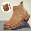 2024 Men's Casual Mid-Cut Martin Boots - British Style High-Top Workwear Fashion