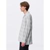 Uniqlo Gu Texture Open Collar Check Shirt