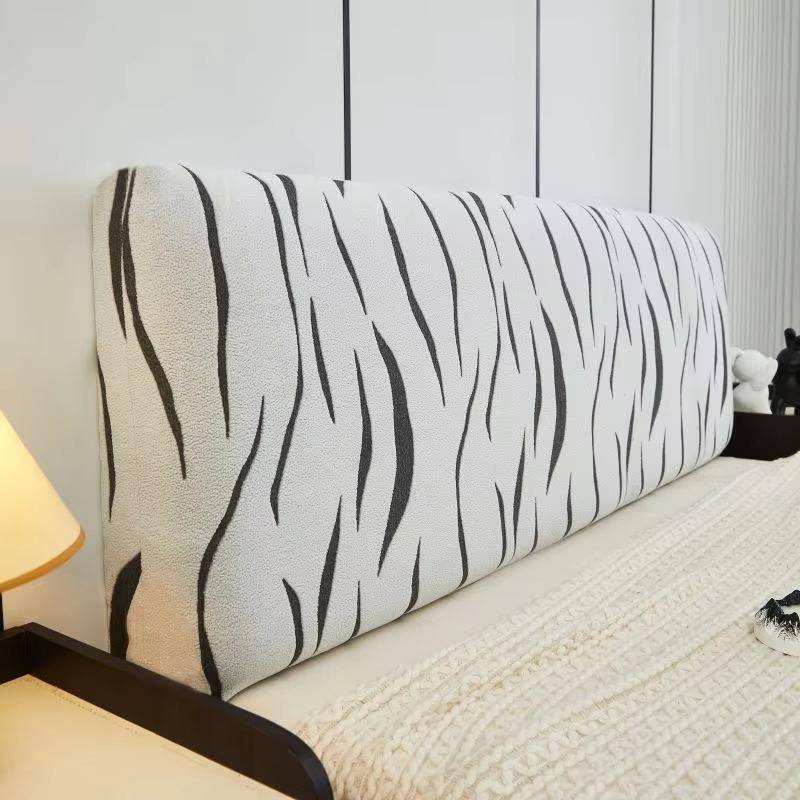 All-inclusive Elastische Bettkopfabdeckungen Staubdichte Kopfteil-Schonbezüge Strukturmuster Universelle Nachttisch-Abdeckung für Schlafzimmer