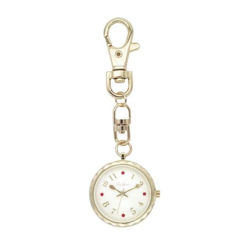 Tea Spoon Sweets Charm Pocket Watch N03424A-0 WH Women's