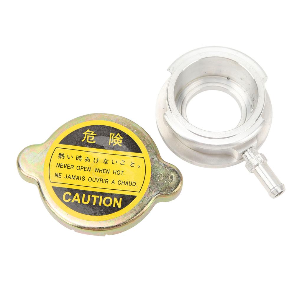 40mm Radiator Filler Neck Cap Kit Sturdy 0.9bar High Hardness Reliable Weld On Radiator Filler Neck for Car