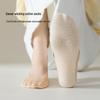 Women's Non-Slip Lace Boat Socks - Thin Summer White, Peacock Screen, Water Wave Design, Low-Top, Shallow Mouth, Ice Silk, Invisible Style.