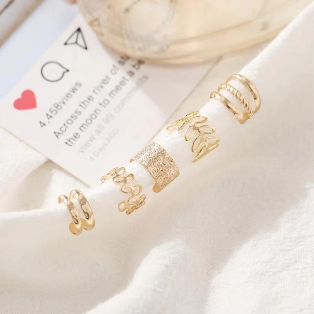 C-Shaped Clip Earrings Non-Piercing Ear Clip Earrings Gifts Jewelry Accessories Daily Wear