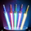 Changing Color 7 Colors Children Colorful Glowing Sword Toys 67CM Telescopic Music Laser Sword Rotating Decompression Toy Gift