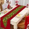 Weihnachtskugel Karo Tischläufer Frohe Weihnachten Dekorationen Für Zuhause Deko Weihnachten Tischfahne Abdeckung Geschenke Frohes Neues Jahr