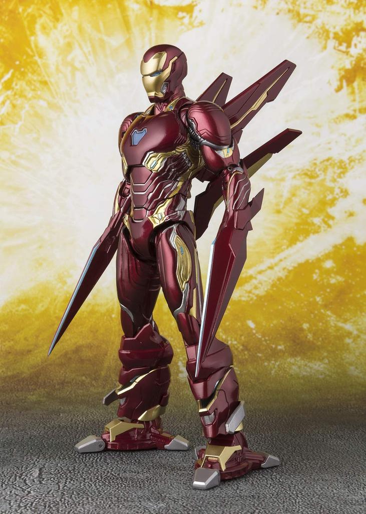 Bandai Tamashii Nation S.H.Figuarts Movie "AvengersInfinity War" Iron Man MK-50 Nano Weapon Set Action Figure