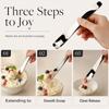 Thickened Handle Ice Cream Spoon Stainless Steel Yogurt Spoon Dessert Spoon  Coffee Mixing