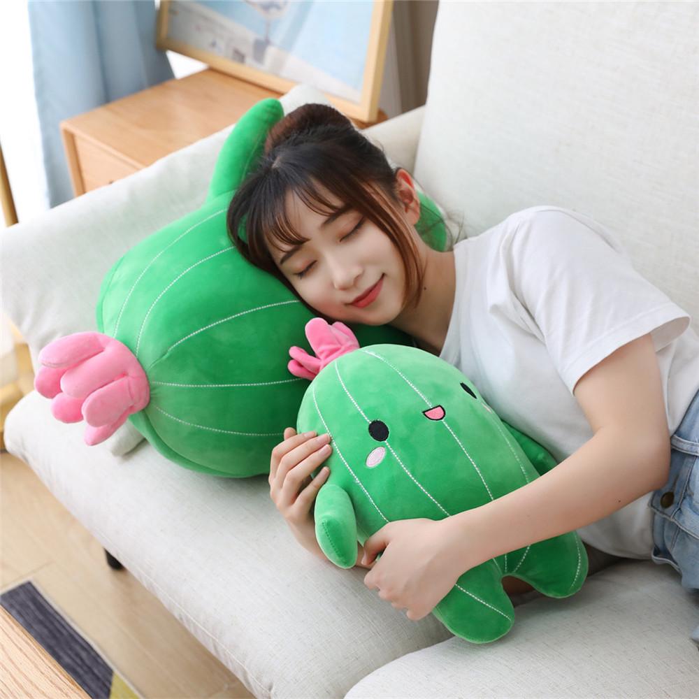 Cactus Plush Pillow - Soft, Long Hugging Toy for Kids' Birthdays
