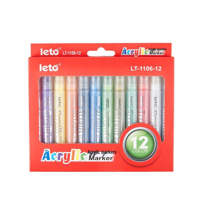 

Waterproof Acrylic Markers for Kids - 36 Color Set for DIY Graffiti on Shoes, Clothes, and More