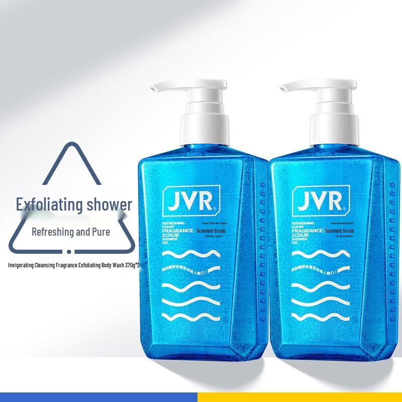 JVR Men's Invigorating Fragrance Scrub Shower Gel