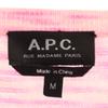 A.P.C. Long Sleeve Knit Cardigan M Pink Women Used