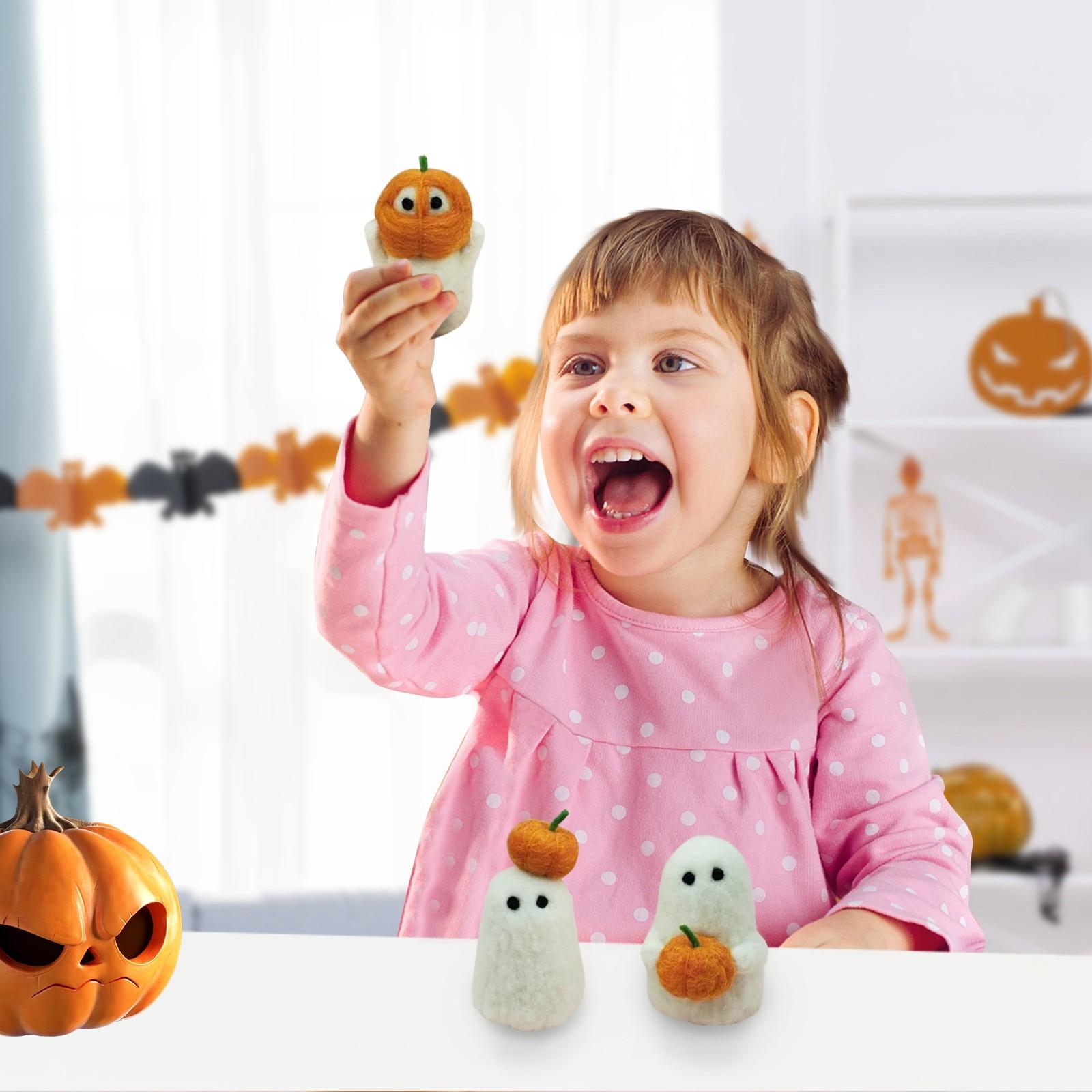 Вязаные украшения с привидениями — фото 3