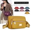 Large Capacity Solid Color Crossbody Bag Nylon Mom Bag Multifunctional Oxford Bag  Women