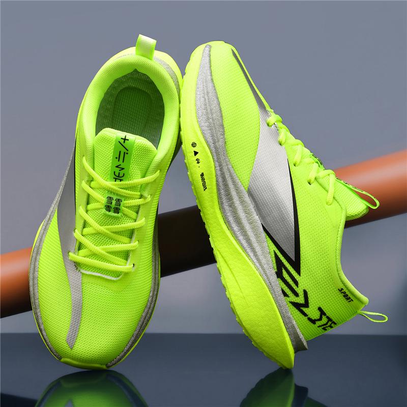 Marathon Running Shoes Unisex Speciality Athletic Men Breathable Lightweight Carbon Board Women'S Comfly Athletic Nonskid Athletic Shoes
