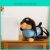 Jacket Dachshund Denim Plush Toy Single Shoulder Bag Stuffed Animal Doll Gift