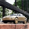 1/32 Tesla CyberCab Robotaxi Alloy Driverless Taxi Car Model Diecast Metal New Energy Car Vehicles Model Sound and Light Kids Toy Gift