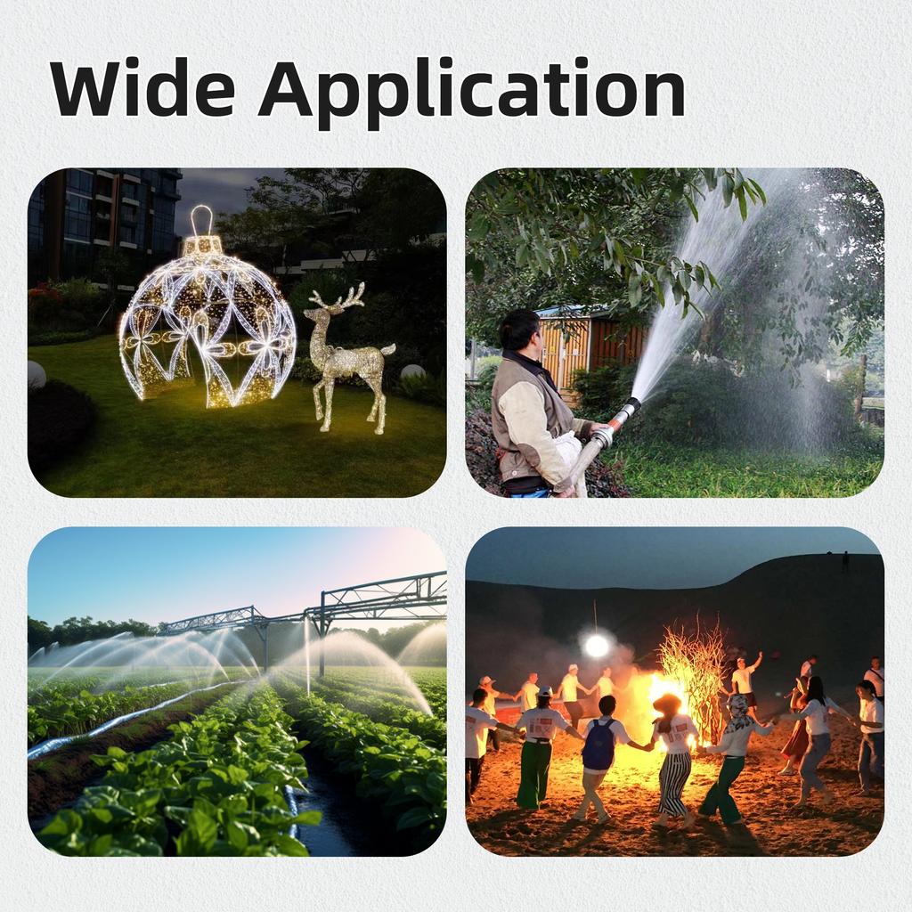 Outdoor Electrical Box 13x8x5 Large Outdoor Extension Cord Cover Waterproof Weatherproof Connection Box Black Outside Power Cord