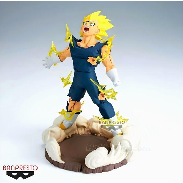 Figurine - BANPRESTO - Majin Vegeta - 14 Cm - Dragon Ball Z - Boîte Scellée