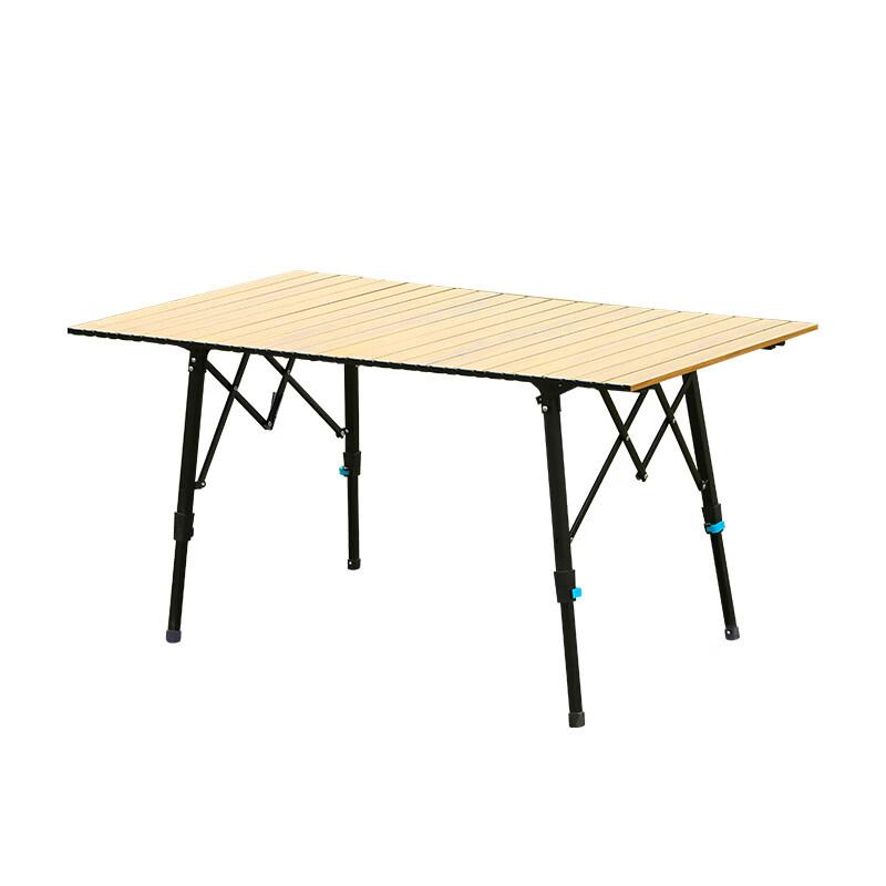 Youqi Outdoor Portable Adjustable Roll-Up Camping Table