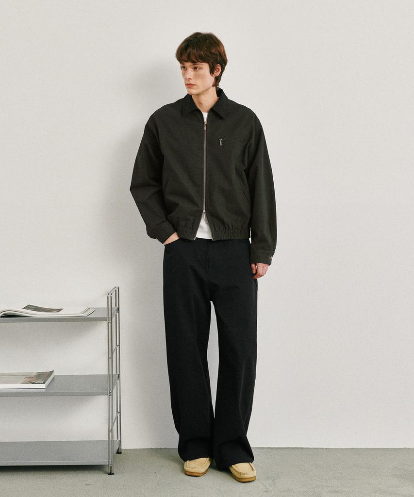 GLW Cotton Curved Pants Black